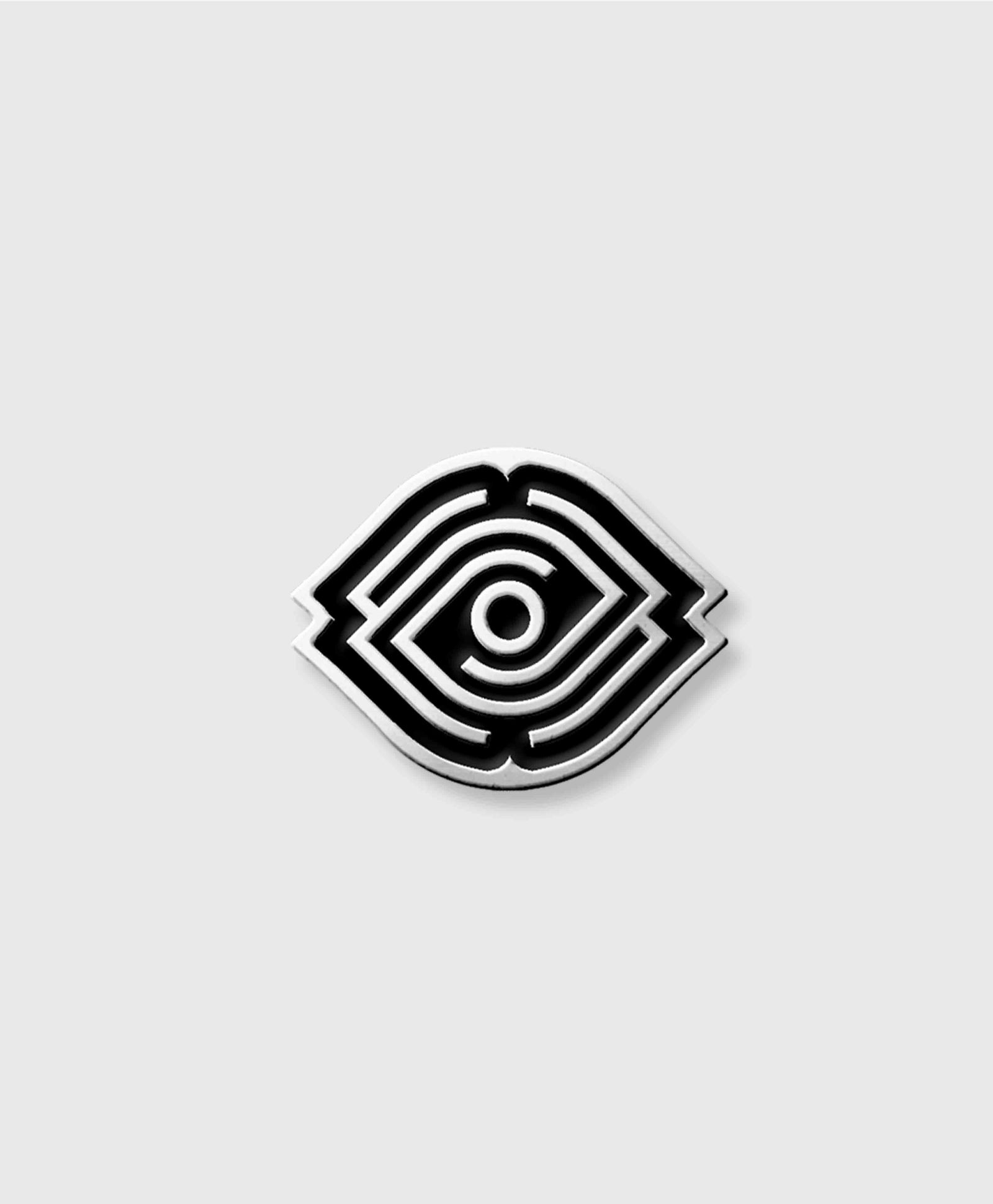 Silver Eye Enamel Pin